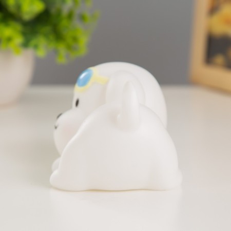 Nightlight "Cool dog" LED from batteries white 11.4x6.9 cm Risalux-4