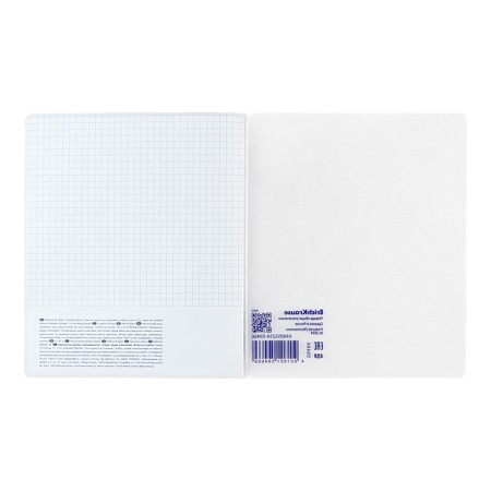 Subject notebook, 48 sheets, cage, foreign language Erichkrause "Chaos", plastic cover silk-screen cover, OFSET BELICE 100%, info block-8