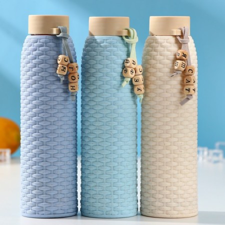 Water bottle "Lady", 360 ml, h = 21 cm, Mix color-3