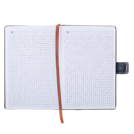 Deliciper of Leduced A5, 140 sheets in a cage, with a calculator, PVC cover, mix-1