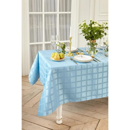 GENTEN GEMETRY 150*220 +/- 3cm, cell-blue, pl. 192 g/m2, hl with VGMO-4