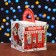Gift box "New Year's Cafe", 14 x 14 x 14 cm