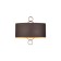 Ferrous wall lamp 400 mm, 165 mm, E14 80W