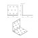 Fitty corner 60 x 60 x 60 x 2 mm GOC, in the package 50 pcs.