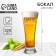 A glass for beer “Dad wants to relax”, 320 ml