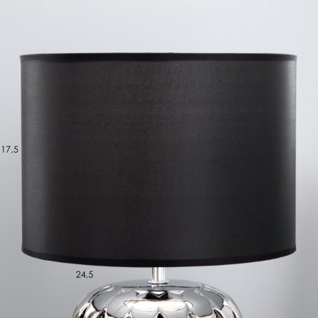 Charlie table lamp E14 40W silver 23x23x38 cm Risalux-3
