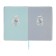 Notebook Gift Book 96l, line, color cut, PVC anime PVC cover (17.7x12.4cm)