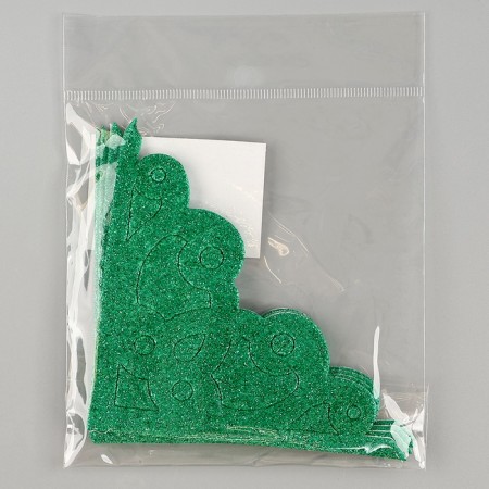 A set of jewelry from EVA "Corner", adhesive, 4 pcs., Mix color-3