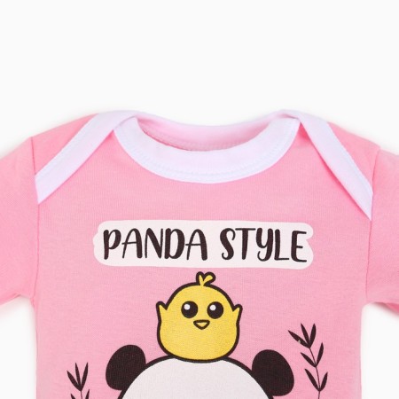 Body Children, pink color, panda, height 68 cm-1