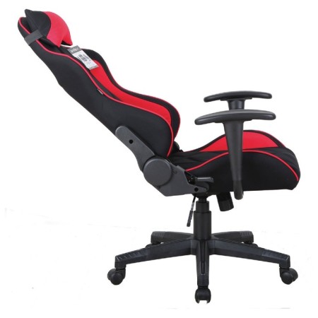 Brabix player "GT RACER GM-101", pillow, fabric, black/red-4