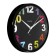 Watching clock, series: children's, "Rainbow numbers", D-23 cm, black rim