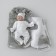 Set for discharge Winter Kinderlitto "Domovyen", 5 items, height 56-62 cm, color gray color