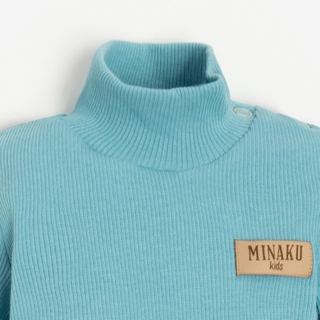Bodi-waterolazka children's minku, turquoise color, height 86-92 cm-5
