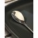 A dessert spoon made of stainless steel Magistro "feather", length 12.5 cm, silver color