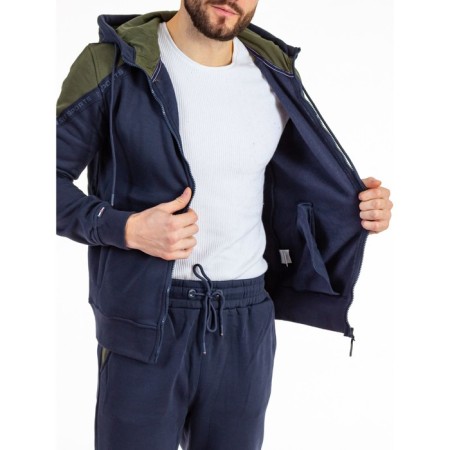 Sports costume men's ise, size 46, dark blue color, khaki-5