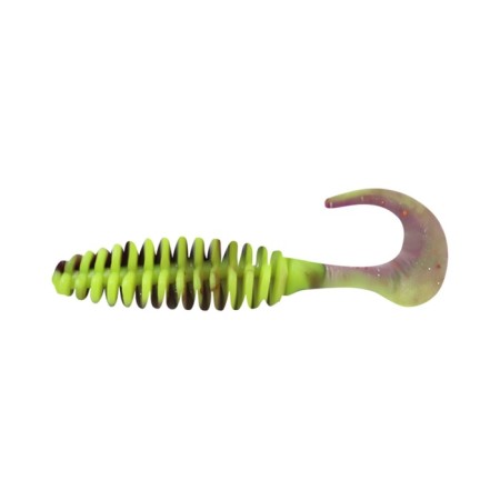 Twizter Yaman Pro Battle Tail, p.12.7 cm, color #26 - Violet Chartreuse, 3 pcs.