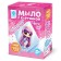 DIY soap, with a picture "Chibi Kiu" with lilac hair