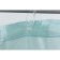 Rigone bathroom curtains, 180 x 200 cm, green color