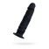Popo pleasure by toyfa lupi phallimitator, silicone, black color, 12 cm