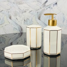 Ванный набор Lenardi, фарфор, 3 предмета