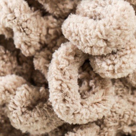 Yarn "Puffy" 100 % micropoliester 9m/100g (530 cocoa)-2