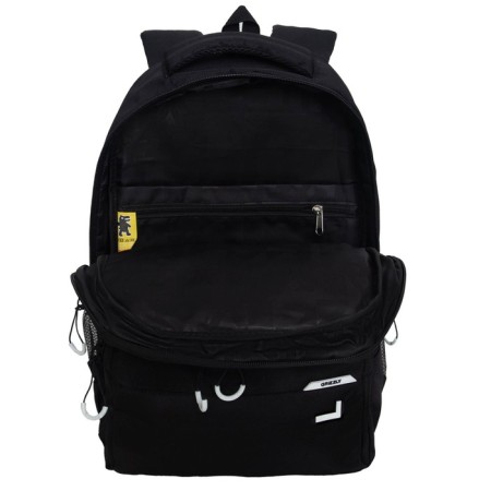 Youth backpack 45 x 32 x 23 cm, Grizzly, ergonomic back, laptop department, black-3
