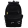 Youth backpack 45 x 32 x 23 cm, Grizzly, ergonomic back, laptop department, black