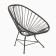 Armchair "shell" mini, max. load 90 kg, 60 x 60 x 58 cm