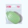 The comb is massage, folding, 10 × 6 cm, green color