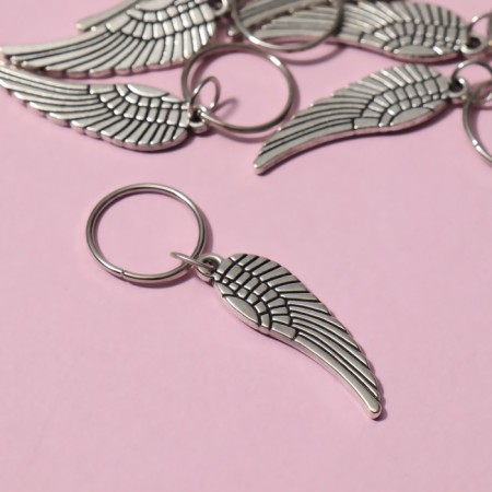Hair piercing "Wings", 4.1 × 1 cm, 10 pcs, silver color-2
