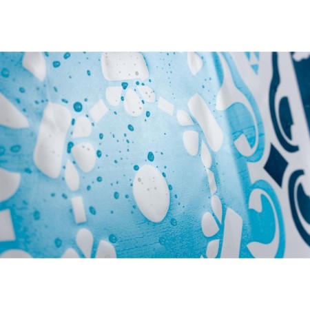Curtain for the bathroom Cementine, 180 x 200 cm, PVC, blue-3