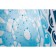 Curtain for the bathroom Cementine, 180 x 200 cm, PVC, blue