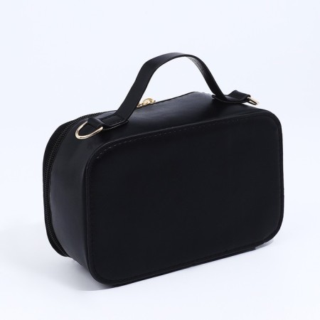 Bag Cross-Bodi with a zipper, black color-3