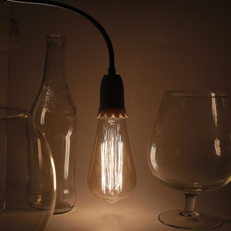 Incandescent lamp Vintage "Retro", ST64, 40 W, E27, 230 V, 145x64 mm, warm white-1