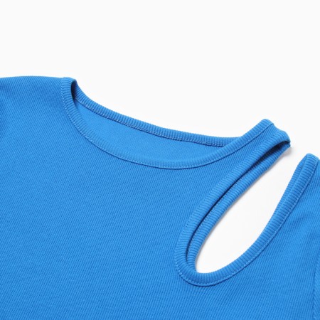 Women's longing, color bright blue size 44 (m)-2