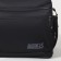 Male bag on lightning, luris, long belt, black color