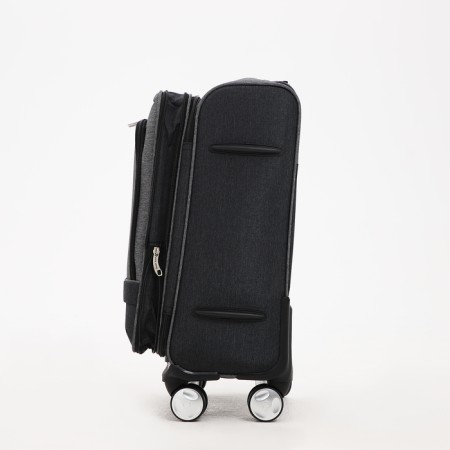 Small suitcase 20 "On the zipper Goran Tomp, with extension, code castle, color gray color-3