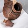 Tapetor for brewing "Tatarsky", pottery, red clay, 0.8 liters
