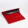 Women's wallet on magnet, red color