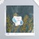 Scrapbooking paper gold "plant" density 180 g 15.5x17 cm