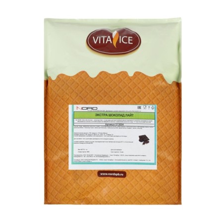 Dry mixture for soft ice cream "Vita Ais Light" Chocolate, 1 kg-3