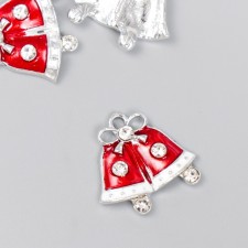 Decor for creativity metal, enamel, rhinestone 