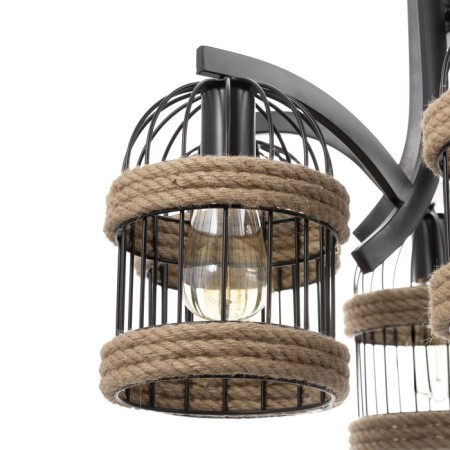 Senza chandelier 6he27 Black 74x39x20 cm-5