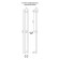 Terminus duo electric heated towel rail "Prof", 1400x110 mm, white matte