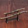 Suv. Product Katana 2V1 on a stand, scabbard wood, choco 18/23.5cm