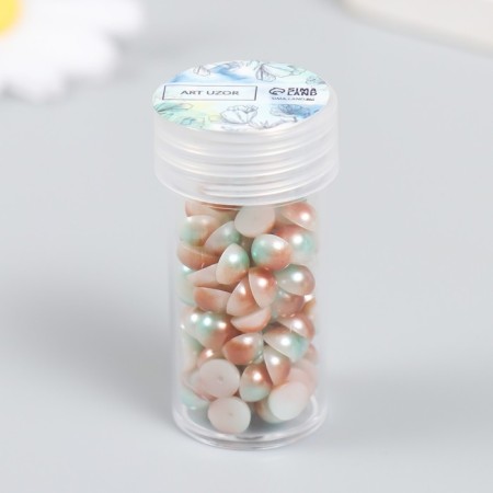 Decor "Persian-blue gradient" d = 6 mm 10g 200 pcs 5x2.5 cm-4