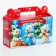 New Year. Gift box New Year's gift Small "Cute Bears" with animation 17.5 x 7 x 10.5 cm.