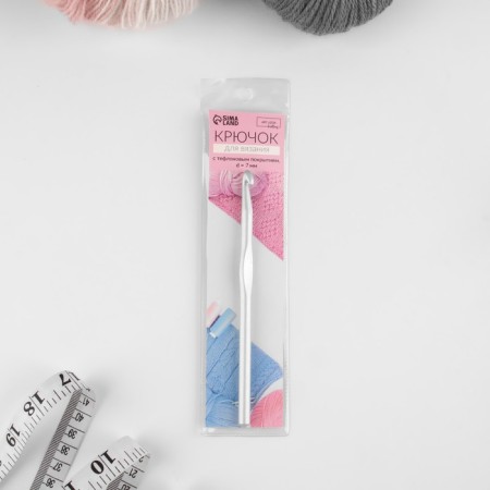 Knitting hook, with Teflon coating, d = 7 mm, 15 cm-2