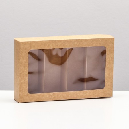 Box for Makarun, with a lodge, craft 26.5 x 16.5 x 5.5 cm