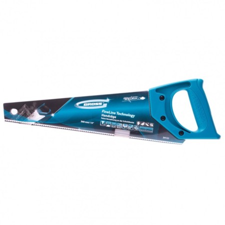 Hacksaw on the laminate Gross Piranha, 360 mm, 15-16 tpi, sharpening 2D, fecal tooth-3